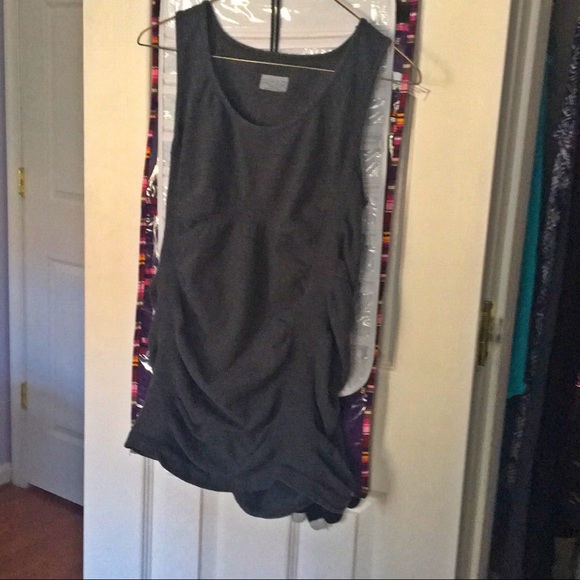 Athleta Tops - ATHLETA Charcoal Workout Tank